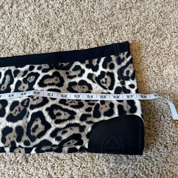 Goldbergh Ski Suit Jumpsuit Lynx Jaguar Leopard Roar Print US 8 Brown Black - Picture 9 of 11